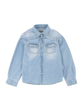 Bonpoint Denim Button-up Top