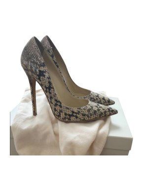 Jimmy Choo Snakeskin Anouk Pumps