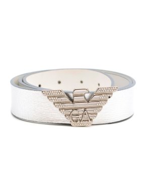 Emporio Armani Metallic Bird Buckle Belt