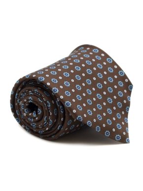 Marzullo Silk Brown Pattern Tie