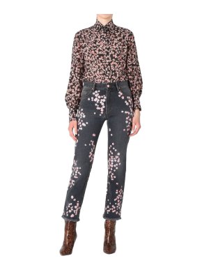 Isabel Marant holan flower jeans