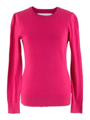 Michael Michael Kors Fuchsia Open Back Sweater