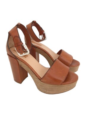 Reed Krakoff Leather Platform Sandals