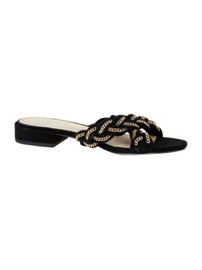 Sandro Chain Braided Sandals