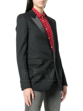 Saint Laurent Virgin Wool Le Smoking Jacket