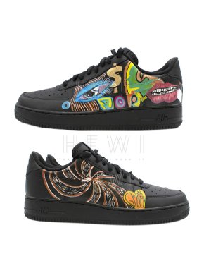 Bespoke customised by ALA  Air Force 1 Low Trainers