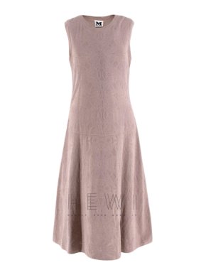 M Missoni Dusty Pink Knit Sleeveless Dress