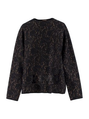No.21 black lace jumper