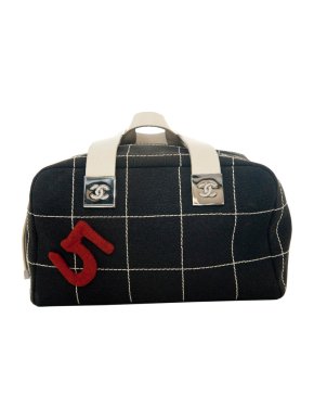 Chanel Canvas Check Chanel No5 Holdall