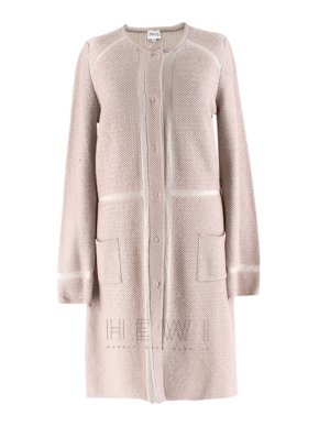 Armani Collezioni beige knit cardigan