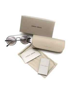 Giorgio Armani AR6085 Cut-Out Aviator Sunglasses