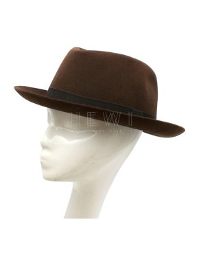 Anderson & Sheppard Grosgrain-Trimmed Wool-Felt Trilby Hat