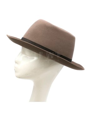 Anderson Sheppard Lock & Co Hatters Expresso Brown Rabbit Fur Hat