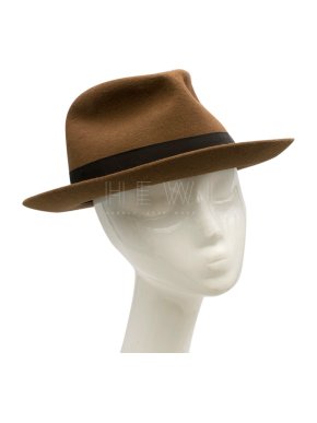 Cappelleria Mutinelli Milano Brown Wool Fedora