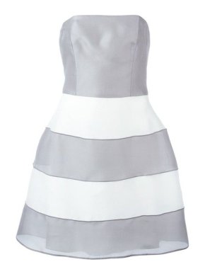 Armani Collezioni mini corset strapless dress