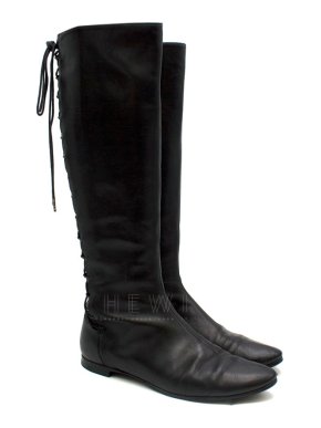 Sigerson Morrison Black leather Lace-up Boots