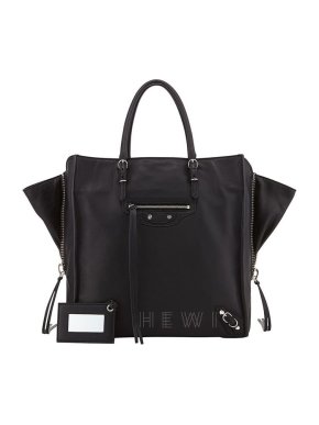 Balenciaga Papier A5 Metallic Edge Leather Tote