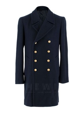 3.1 Phillip Lim Navy Wool Double Breasted Coat