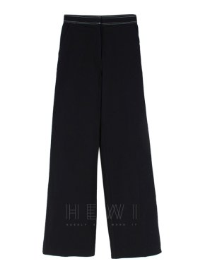 Self Portrait wide leg stitched trousers