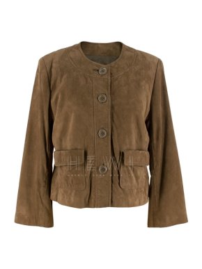 Carla Zampatti Brown Suede Jacket