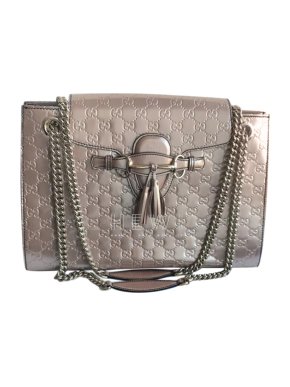 Gucci Guccissimo Emily Patent Leather Shoulder bag 1