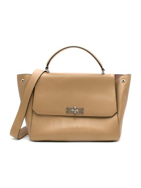 Bally Leather Breeze Beige Small Top handle Bag