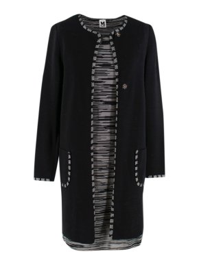 Missoni Black & Grey Knit Dress & Jacket Set