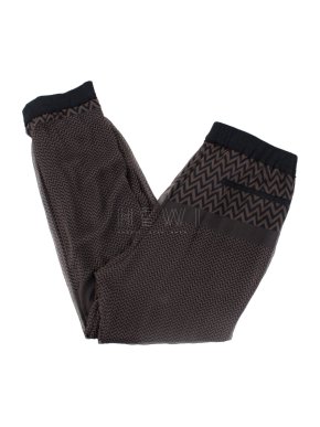 Haider Ackermann Chevron-Print Silk Overlay Track Pants
