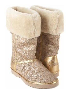Coach gold nikole boots
