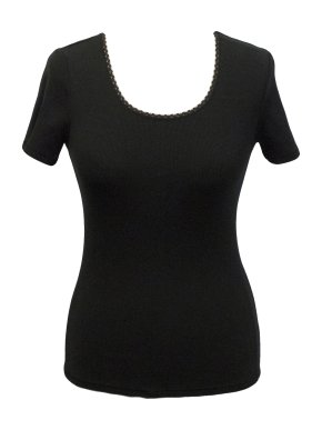 Hanro ribbed black top