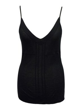 Theory black vest top