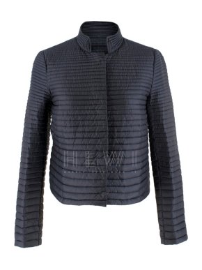 Moncler Lans Navy Lightweight Quilted-Down Jacket