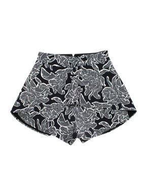 Balenciaga Abstract Floral-Print Structured Layered Shorts