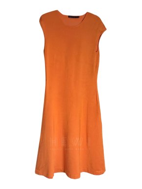 Ralph Lauren Orange Swing Dress, size Small