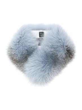 Mr & Mrs Italy Fox Fur Blue Collar