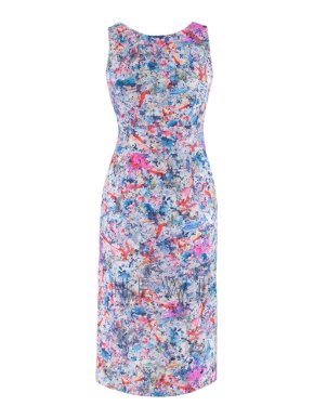 Erdem Floral Print Cut Out Midi Dress 1