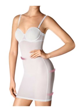 Wolford White Stretch Body Chemise