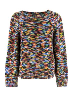 Missoni Multicoloured Zig Zag Knit Sweater