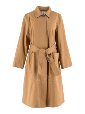 Trademark Bethnal Camel Twill Oversized Trench Coat