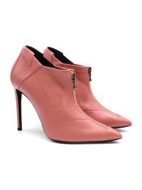 Roland Mouret Pink Leather Ankle Boots
