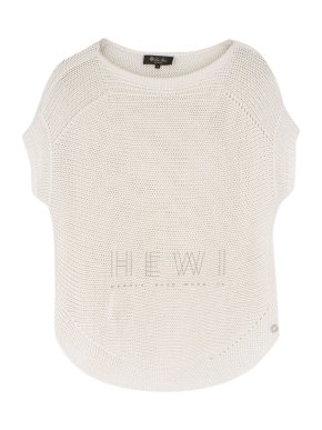 Loro Piana Silk & Linen Sleeveless Open Knit Jumper