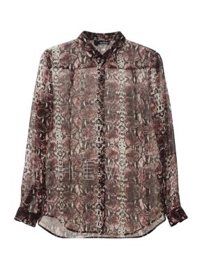 The Kooples Snake Print Blouse