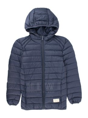 Pullin Boy's 10-12 years Navy Hooded Blue Down Coat