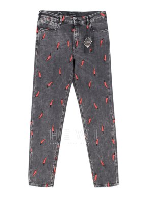 Scotch & Soda Petit Ami Slim Boyfriend Fit Chilli Jeans