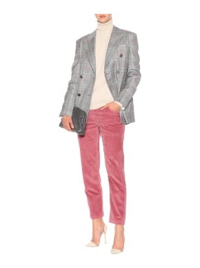 Brunello Cucinelli Courduroy Straight Leg Trousers