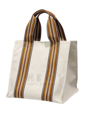 Loro Piana The Suitcase Stripe Cube M Tote Bag - New Season