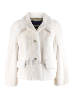 Sonia Rykiel Mink Fur Tailored Jacket
