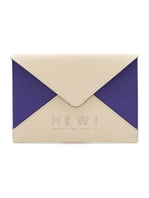 Louis Vuitton Purple & Cream Epi Leather Envelope Pouch