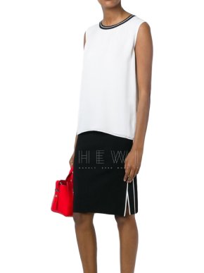 Rag & Bone Contrast Trim Skirt
