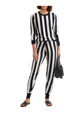Madeleine Thompson Carinae Striped Cashmere Sweater